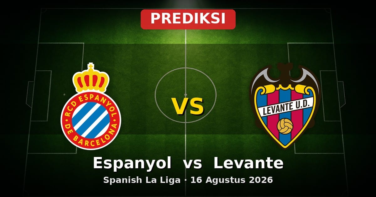 Prediksi Espanyol vs Levante: La Liga 16 Agustus 2026