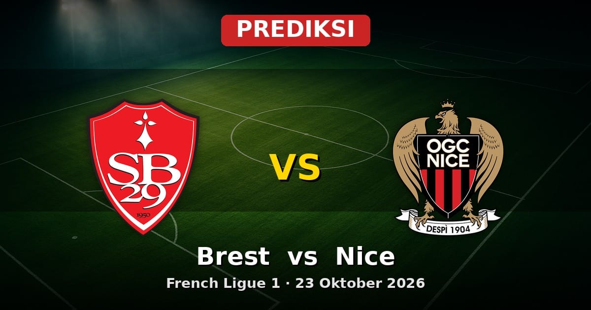 Prediksi Brest vs Nice Ligue 1 23 Oktober 2026: Duel Sengit di Stade Francis-Le Blé