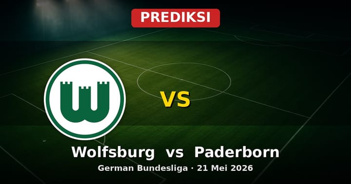 Prediksi Wolfsburg vs Paderborn: Duel Penting Bundesliga 21 Mei 2026