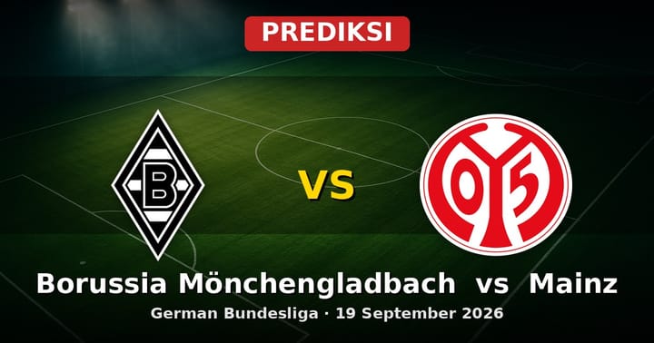 Prediksi Borussia Mönchengladbach vs Mainz: Duel Sengit Bundesliga 19 Sept 2026