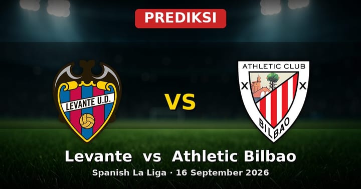 Prediksi Levante vs Athletic Bilbao La Liga 16 September 2026