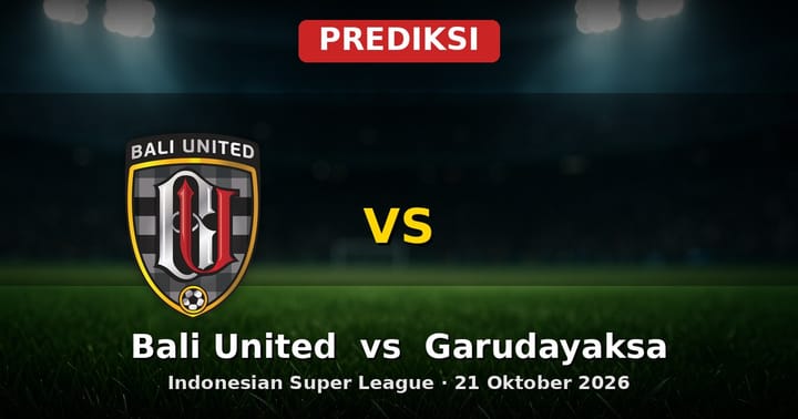 Prediksi Bali United vs Garudayaksa: Duel Sengit Indonesian Super League 21 Oktober