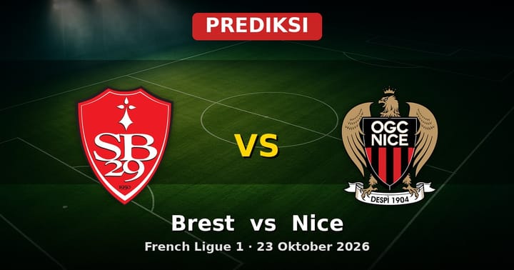 Prediksi Brest vs Nice Ligue 1 23 Oktober 2026: Duel Sengit di Stade Francis-Le Blé