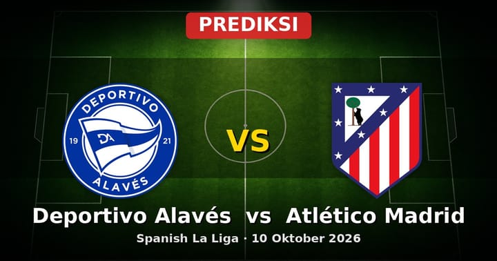 Prediksi Deportivo Alavés vs Atlético Madrid: La Liga 10 Oktober 2026